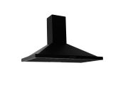 80cm afzuigkap zwart piramide model met led verlichtine en motor