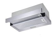 90cm vlakscherm afzuigkap rvs met 3 standen en led