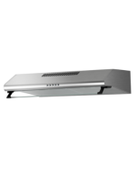 60 cm onderbouw afzuigkap rvs met led verlichting