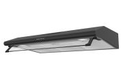 90cm onderbouw afzuigkap zwart met led en motor