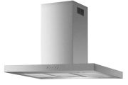90cm rvs eiland afzuigkap a label met motro en led