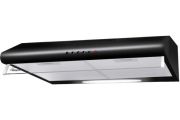 60 cm onderbouw afzuigkap zwart met led verlichting